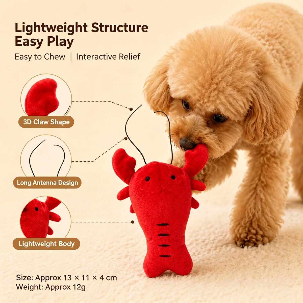 Pet Plush Sound-Making Cartoon Toys, Dog Toys, Cat Supplies, Bite-Resistant and Teeth-Grinding Pet Toys