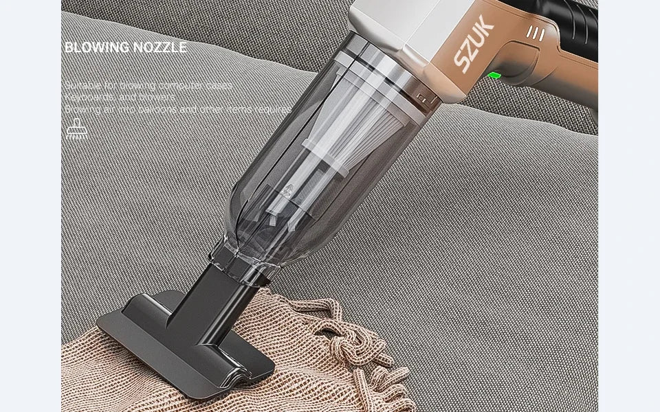 2025 SZUK Car Vacuum Cleaner 9998700PA Powerful Suction Mini Handheld Vacuum Cleaner Type-C Portable Vacuum Cleaner for Car Home