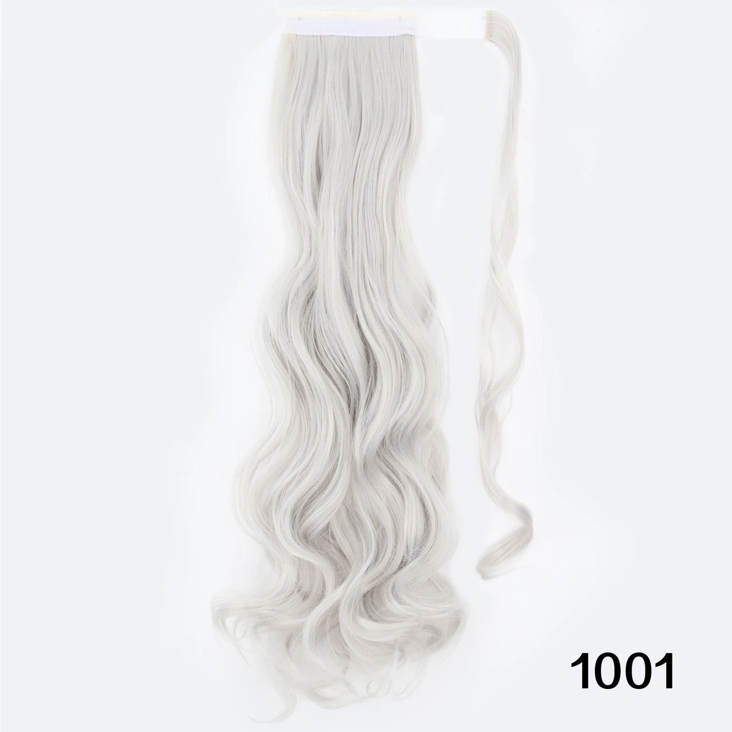 MERISIHAIR Synthetic 22 34 inches Long Straight Ponytail Extensions Heat Resisting Ponytail Brown Blonde Hair Women