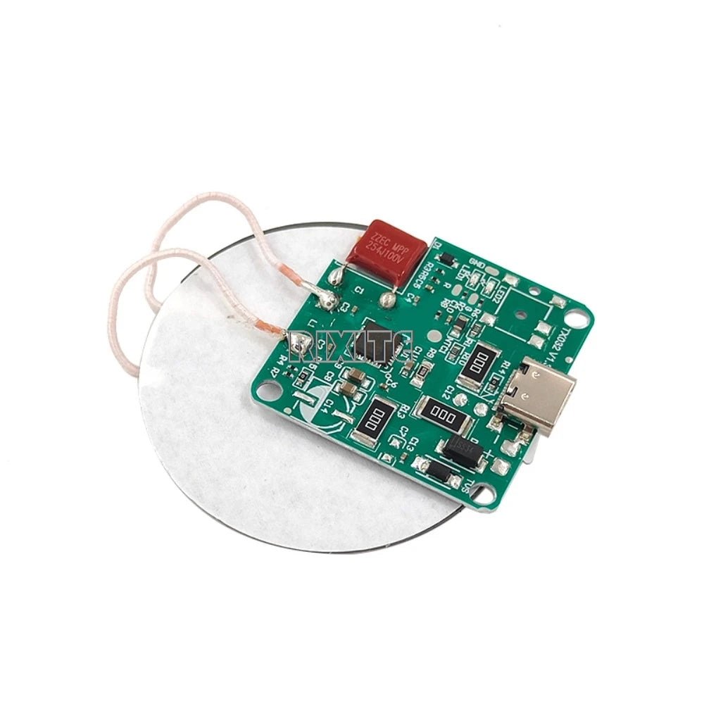 15W High Power 5V 9V 12V Type-C Wireless Charger Transmitter Module Circuit Board For QI Standard Fast Charging DIY