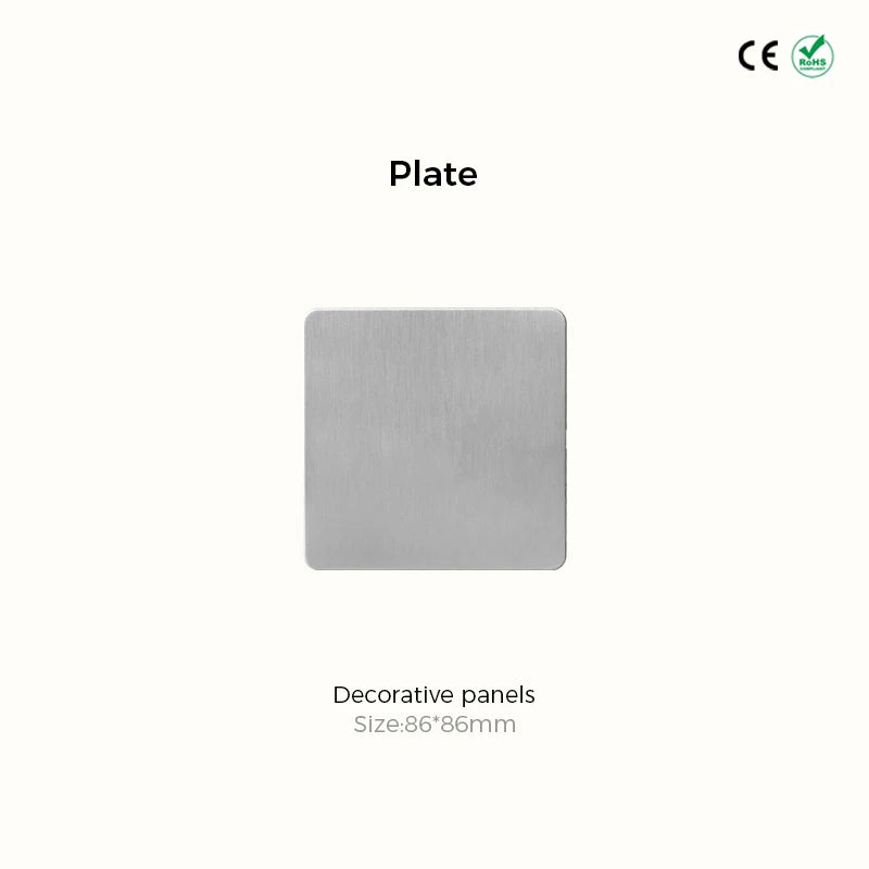 Avoir Matte Silver Vintage Toggle Switch Panel Brass Lever Switches Push Button Home Improvements Light Switches Dimmer Sockets