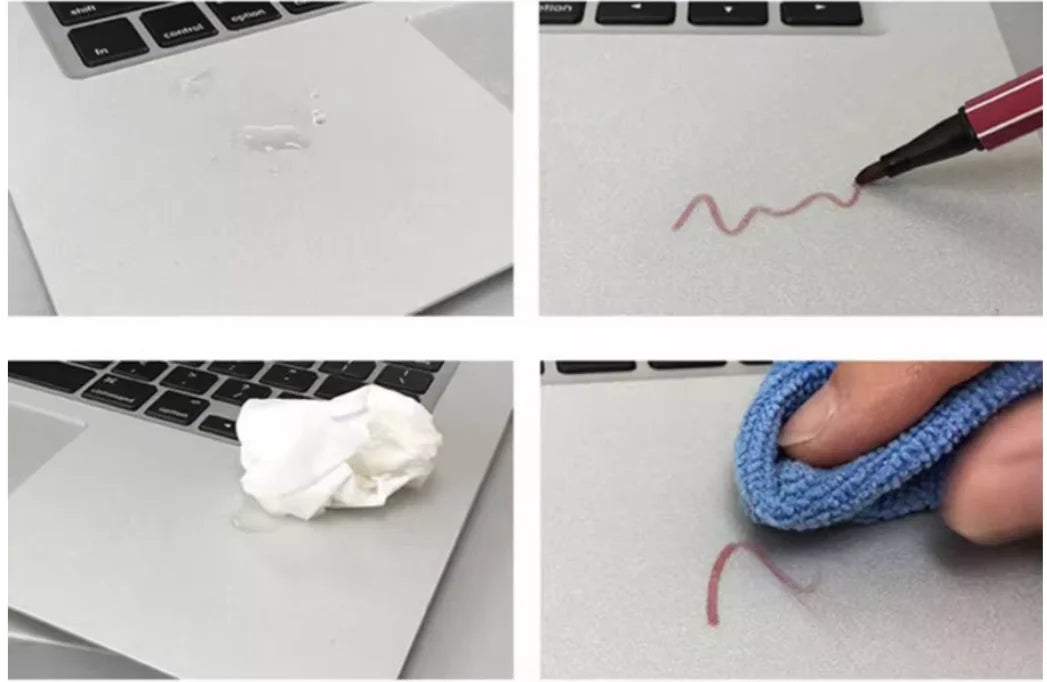 Full Body Matte Clear Sticker Decal for MacBook Pro 14" pro16 M4 M3 M2 M1 air 13.6 air 15 Touchpad + Palm Rest Skin Protective