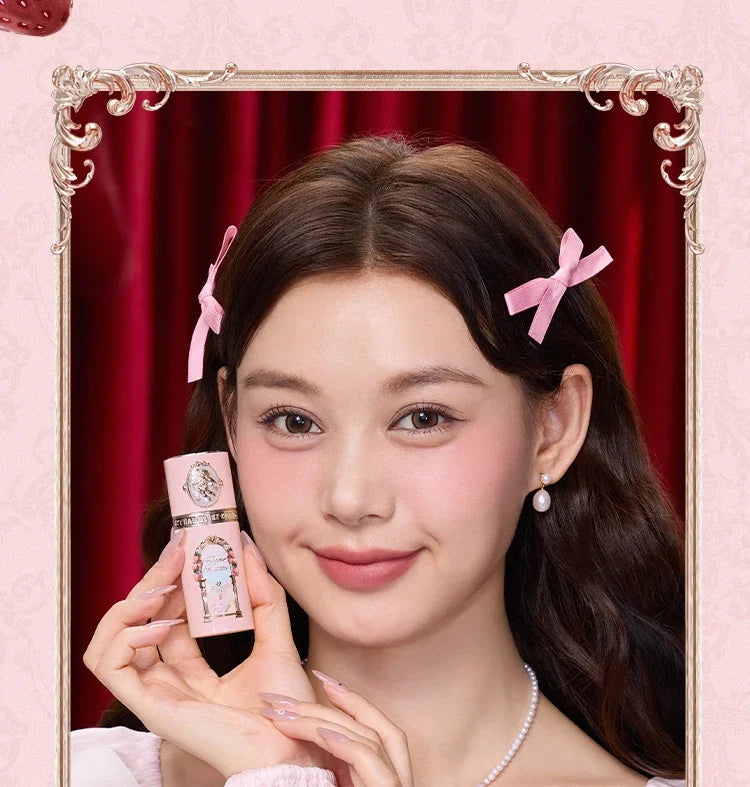 Flower Knows Strawberry Cupid Liquid Blush Long-lasting Moisturizing Easy Makeup Blush Creamy Liquid Blusher