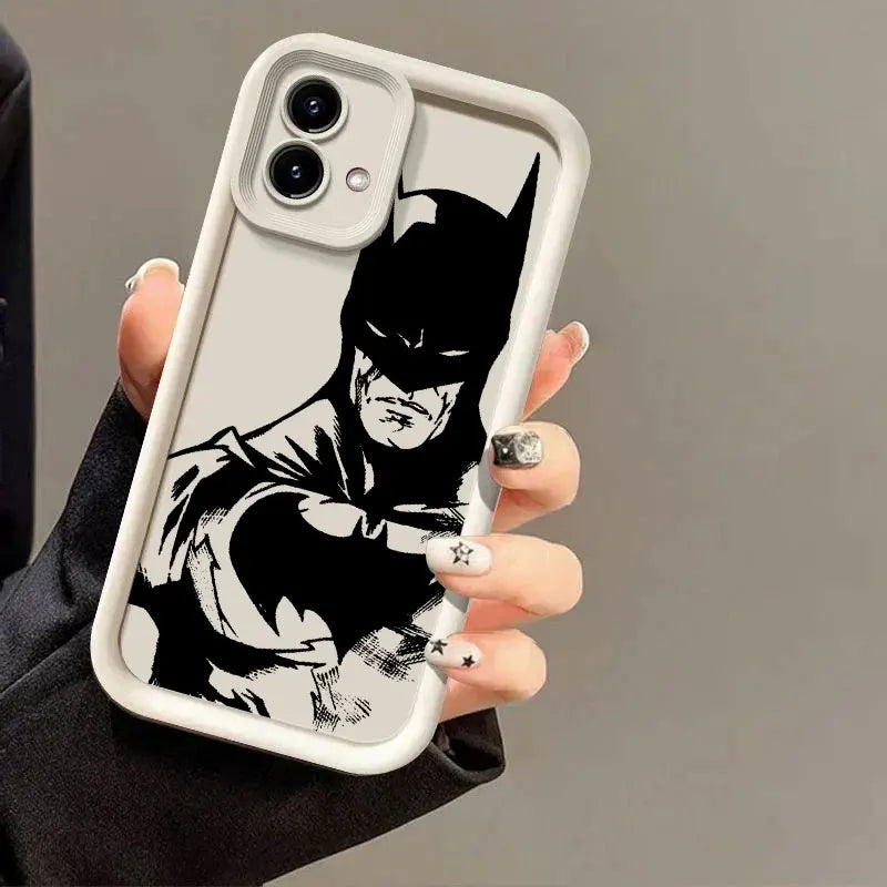 B-Bats-Mans Marvel Phone Case for Motorola Moto Edge 70 60 Fusion 50 Pro 40 Neo G06 G56 G86 G85 G84 G75 G56 G53 G52 30 G14 Cover