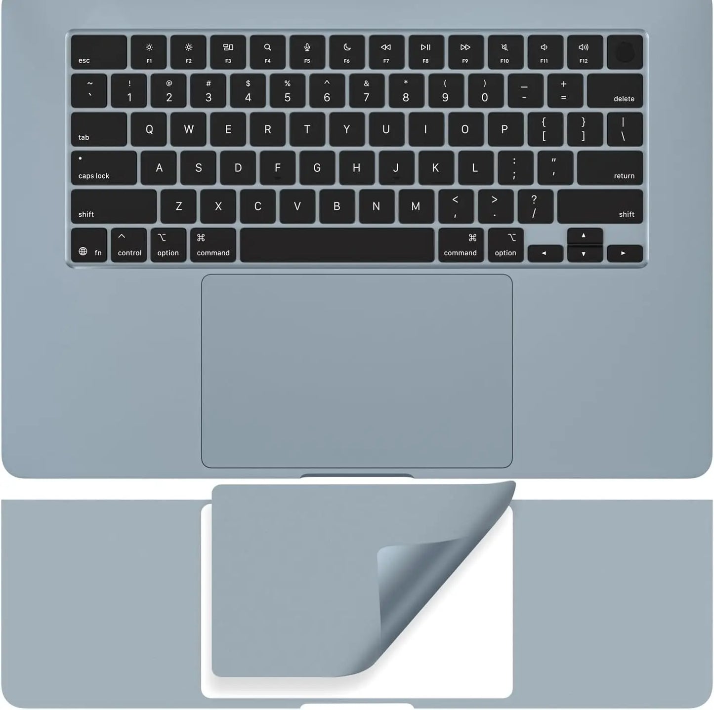 For macbook air 13.6 A3240 M4 AIR 15" A3241 2025 -22 M2 M3 Notebook computer Palm support touchpad protection vinyl skin sticker