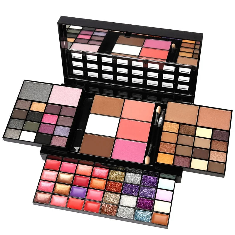 74/78 Colors Eyeshadow Palette Velvet matte and shimmer Long Lasting Easy Makeup Brown Eyeshadow Palette, Pink Eyeshadow Palette