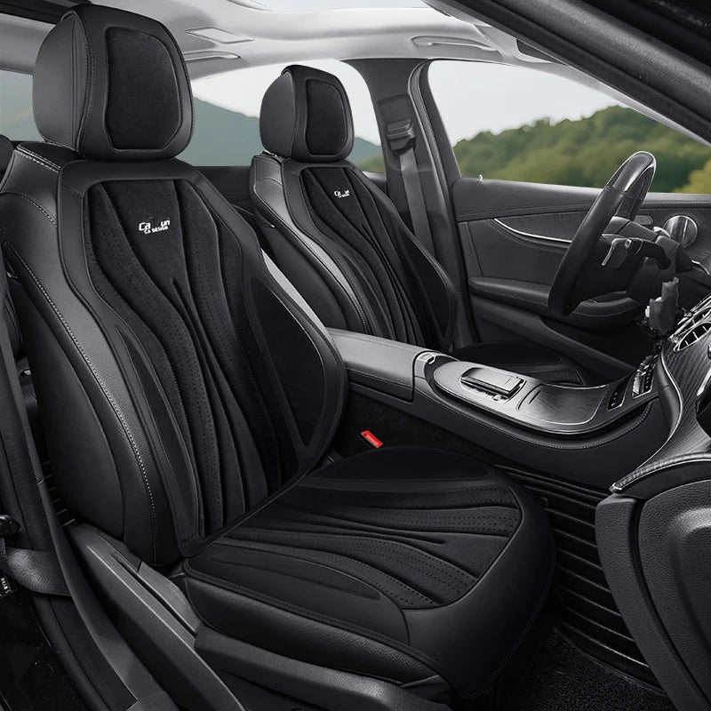 Universal Suede Car Seat Cover Cushion for AUDI All Car Models A3 Sportback A1 A4 A5 A6 A6L A7 A8 A8L Car Accessories