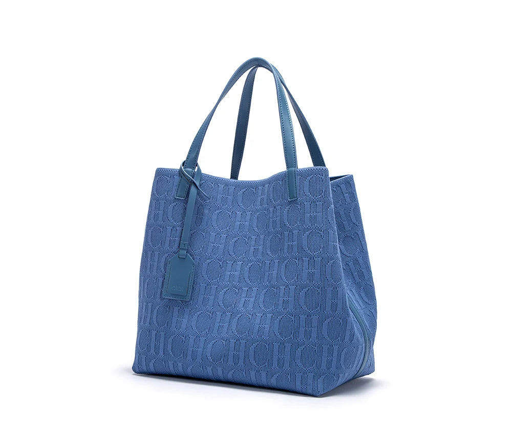 Women's Luxury Design Multi functional Handheld Shopping Handbag Fashionable New 2024 Solid Color Handbag