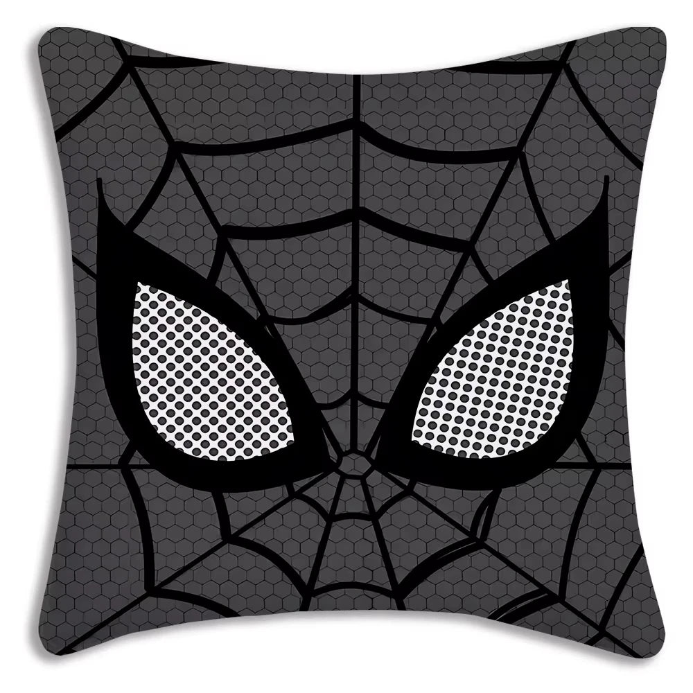 MINISO Cartoon Anime Spider-Man Pillow Covers Decorative Home Double-sided Print Square Pillow Living Room Decoration Pillowcase