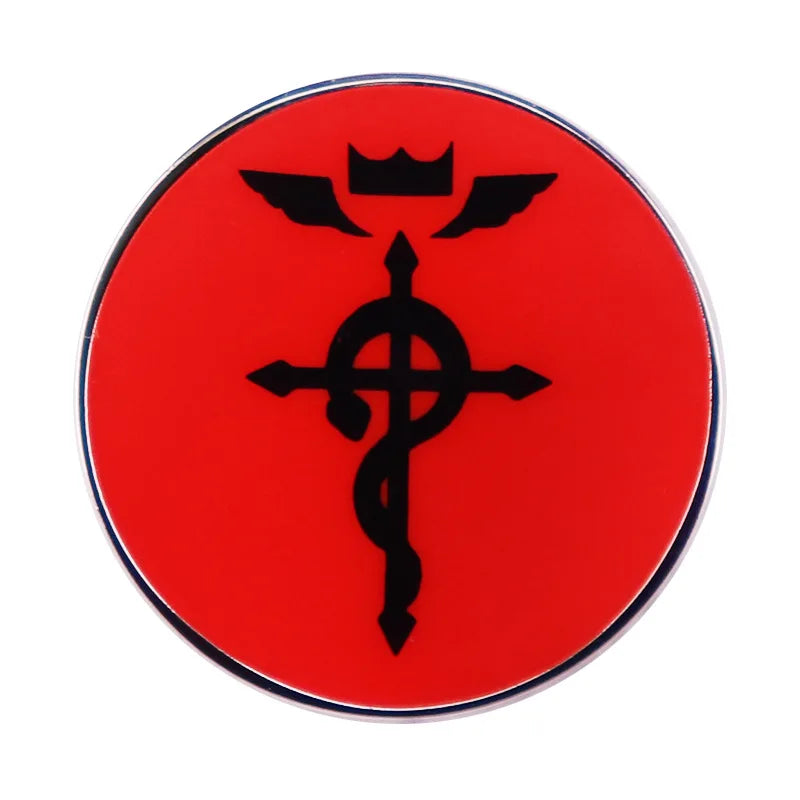 Fullmetal Alchemist Pins for Backpacks Badges on Backpack Manga Enamel Pin Accessories for Jewelry Cute Things Brooches Gifts