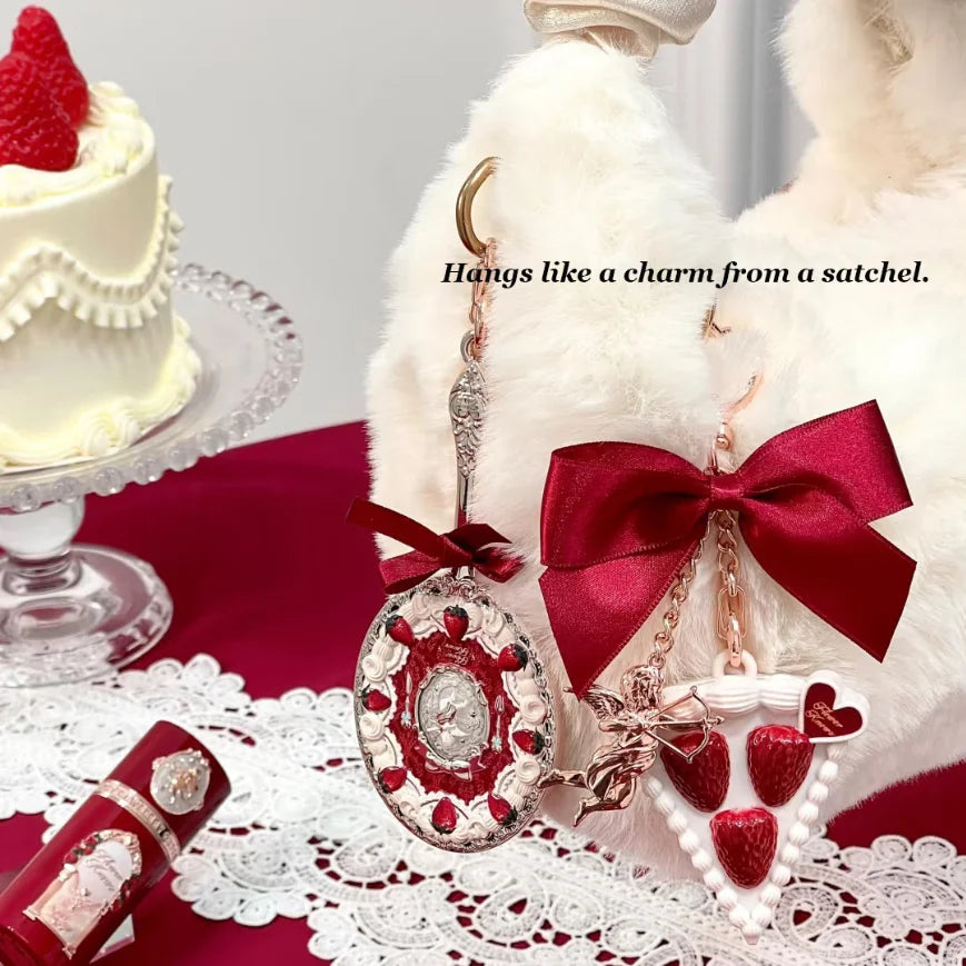 Flower Knows Strawberry Cupid Collection Solid Perfume Balm Pendant Perfumes For Men And Women Original
