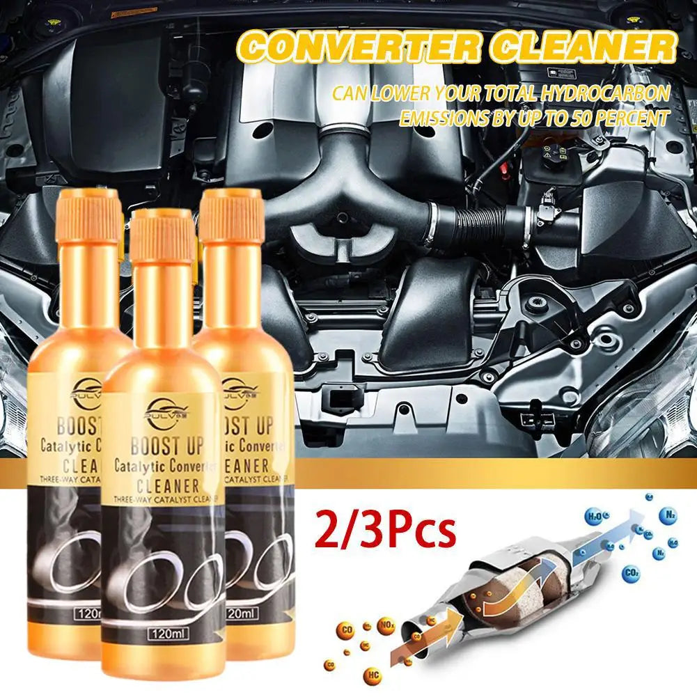 3pcs 120ML  Car Catalytic Converter Cleaners Automobile Cleaner Catalysts Easy To Clean Engine Accelerators CSV