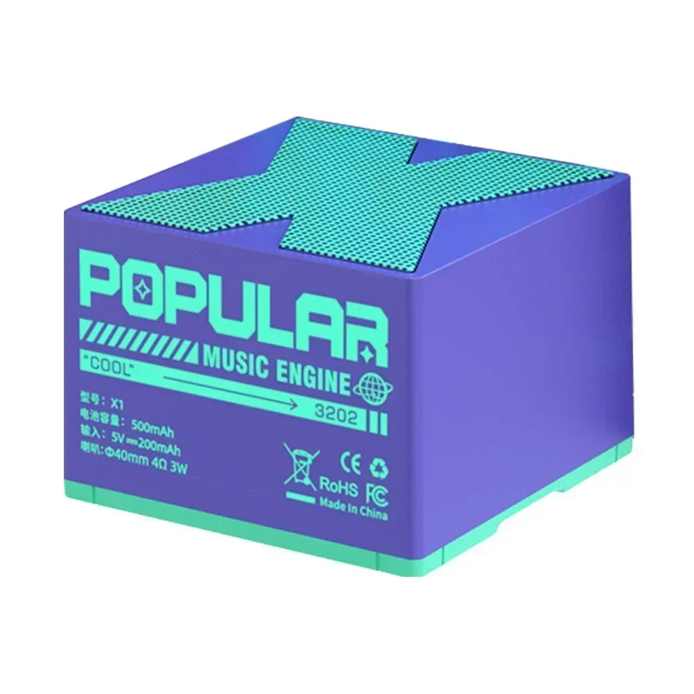 portable Mini wireless Bluetooth audio speaker full range audio player suitable for outdoor activities office and relaxation