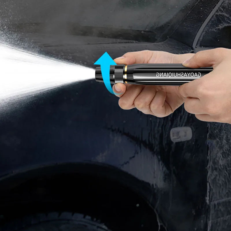High Pressure Car Spray Gun Adjustable Car Wash Water Gun Sprinkler Connector Hose Sprinkler for Car Cleaning Garden Watering