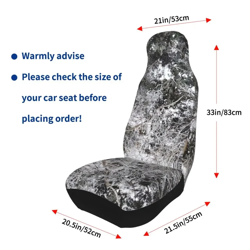 Camouflage Hunting Universal Car Seat Cover Four Seasons For SUV Tree Car Seat Covers Fiber Seat Protector