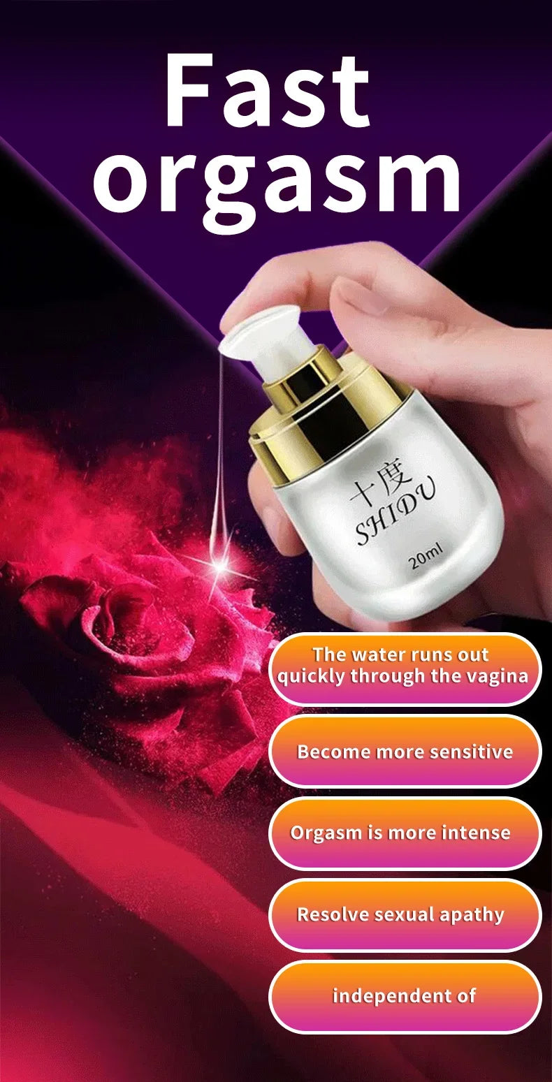 Womens Lubricants Orgasm Gel Spray Enhanced Sensation Massage Orgasm Oil 20ml