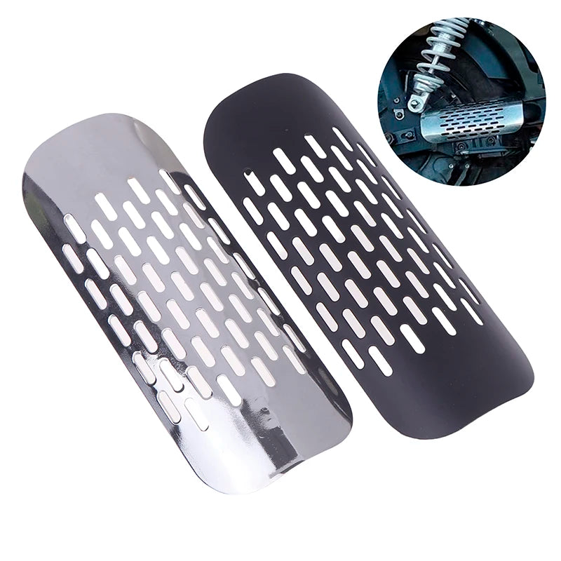 1PC Universal Motorcycle Exhaust Pipe Heat Shield Cover Muffler Protector Guard Moto Accessories Fit For Motorcycle