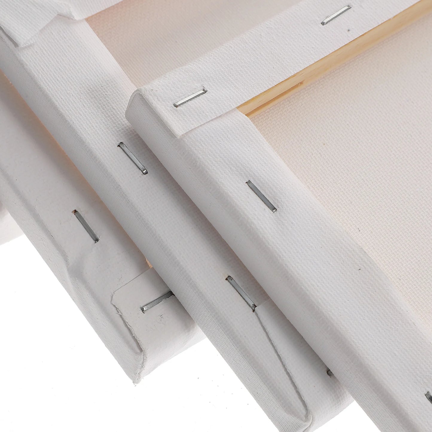 5pcs Stretched Canvas Square Blank Canvases Cotton Canvases For Oils Watercolor Painting Canvas 8 X 6 Inches ( 20 X 15 Cm)