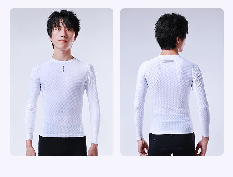 INBIKE Cycling Undershirt Men Long Sleeve Bike Base First Layer Quick Dry Breathable Bicycle Tops Clothing Lightweight MTB Shirt