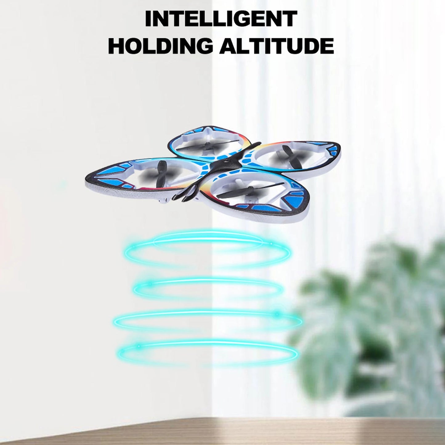 Mini Drone for Kids Remote Control Drone with Colorful Light 3D Flip, Headless Mode, Altitude Hold Ideal gift Toy for Beginners