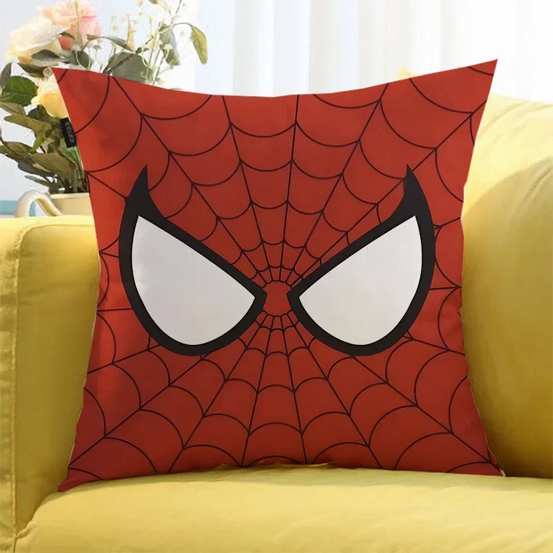 Marvels SpiderMans CM Pillowcase Pillowslip Plush Cartoon Anime Kids Birthday Cute Gifts Kawaii New Home Bedroom Decoration