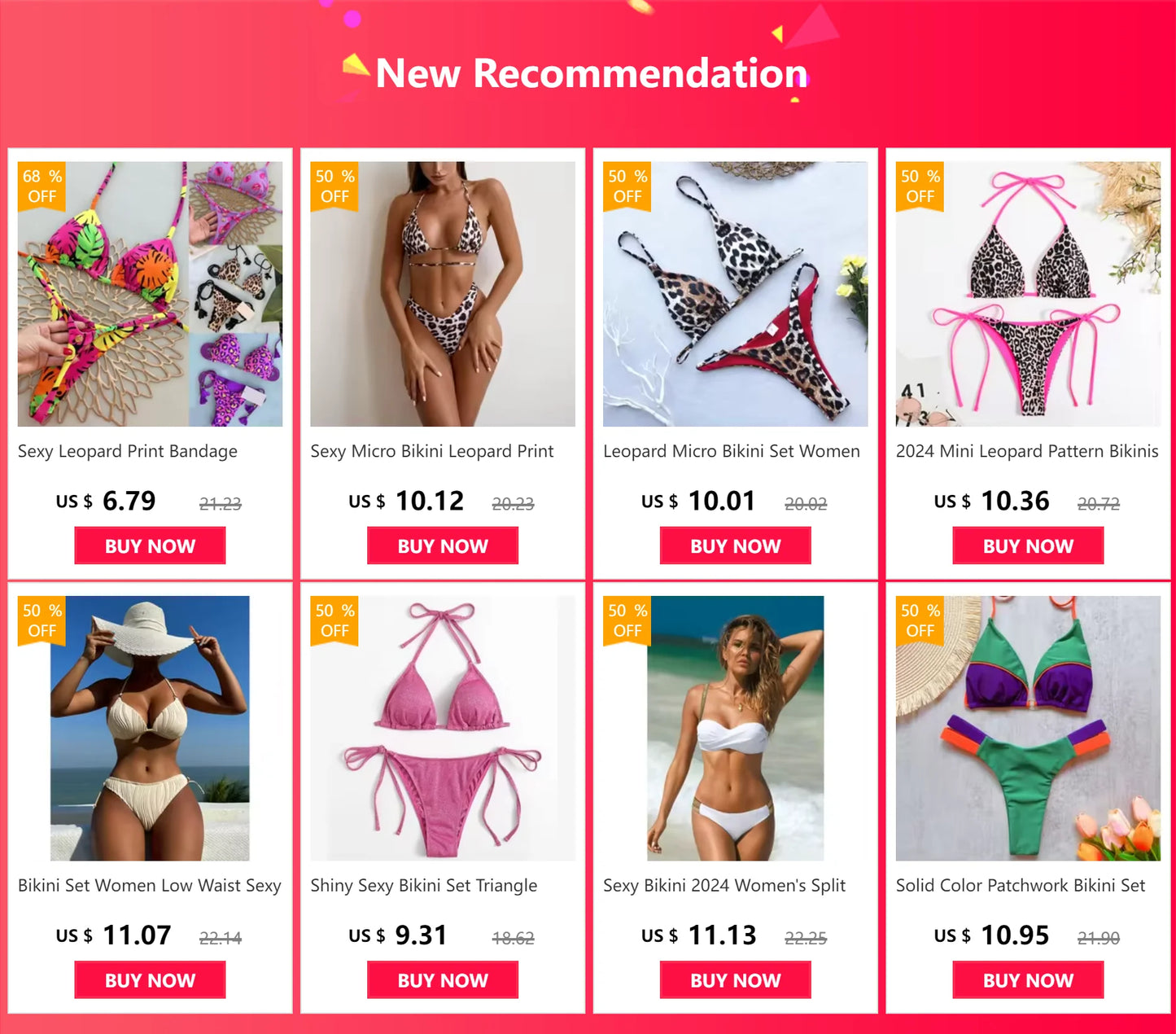Swimwear Women Leopard Printed Sexy Bikini Set Striped Beachwear Summer Swimsuit Two-pieces Thong Bathing Suit Biquinis