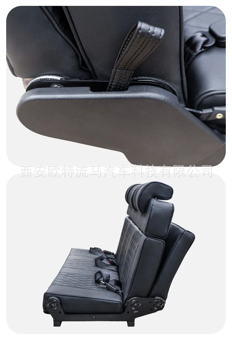 Tri-fold bed car seat five-seat Ruifeng motor home modified rear RV
