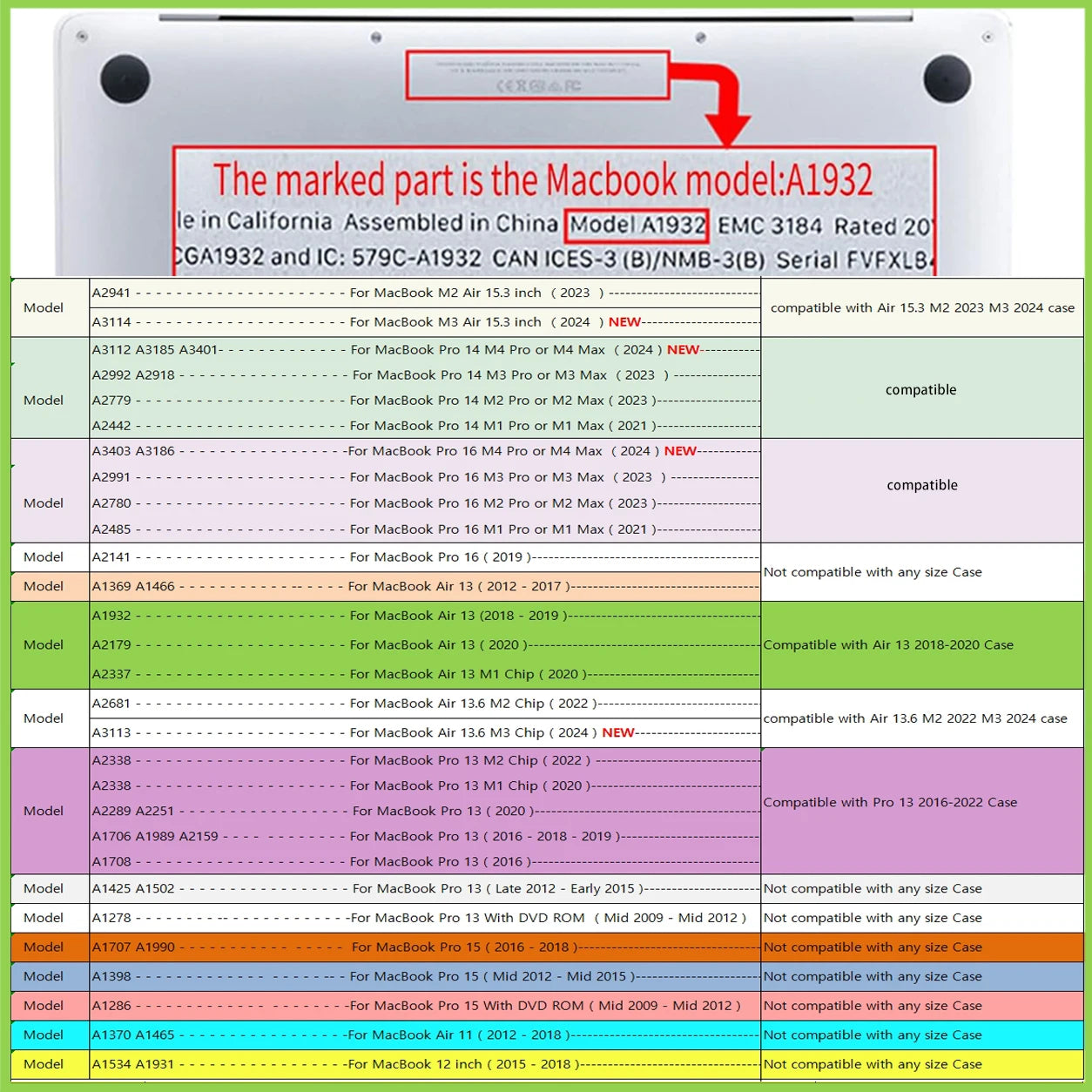 For Macbook Pro 13 Case M2 2022 M4 Air M1 For MacBook Air 13 Case Cover Funda Pro 16 Case M3 2023 Pro 14 Case 15.3 Laptop Case