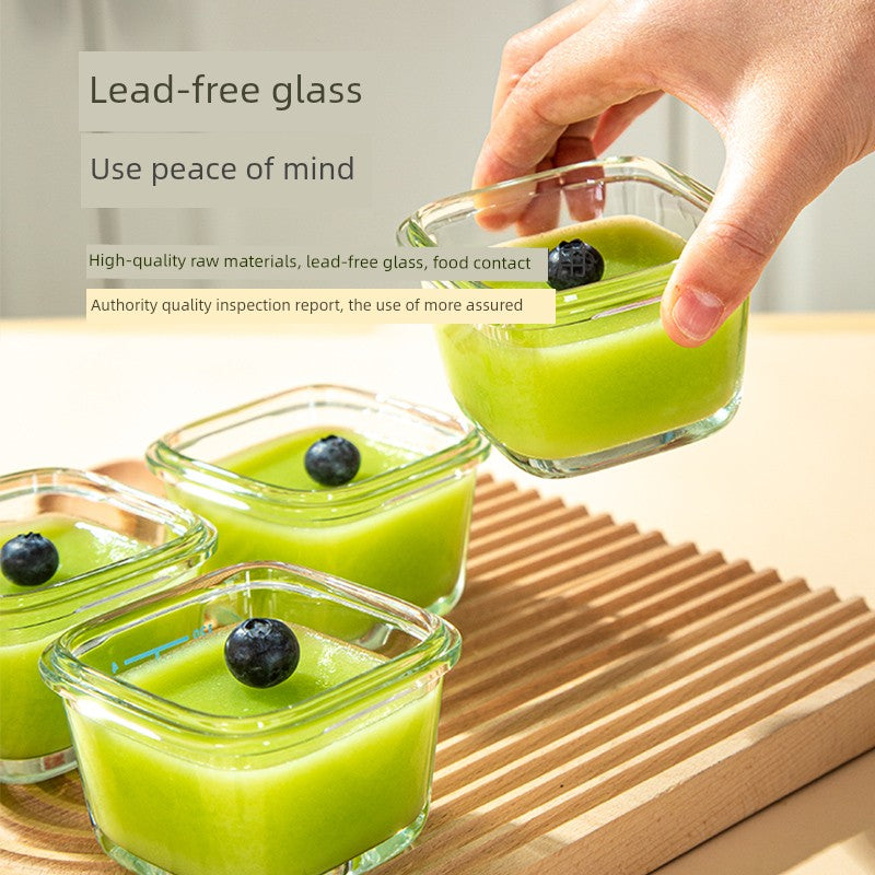 Pudding Cup Jelly Food Bowl Cake Mold Glass