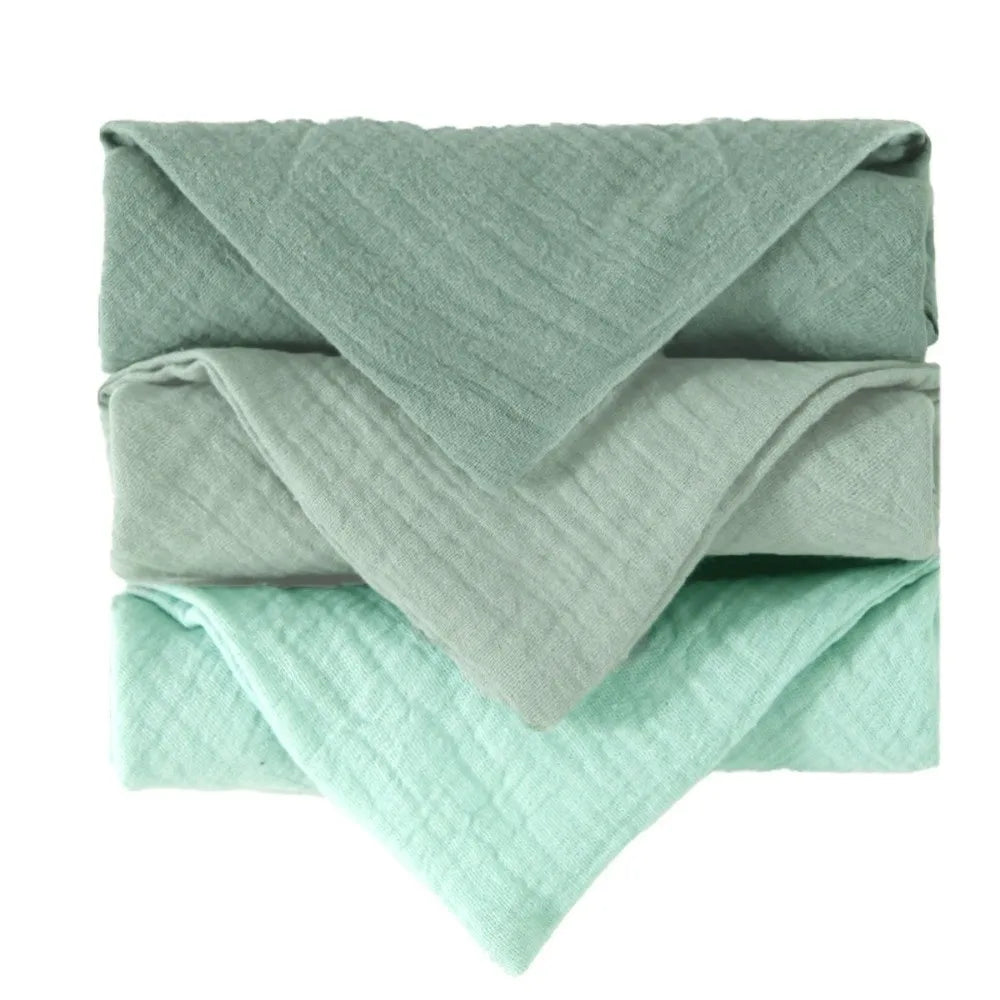 4-Layer Pure Cotton Portable Washcloth for Newborns - Soft Absorbent Square Gauze Towels for Burping High Quality