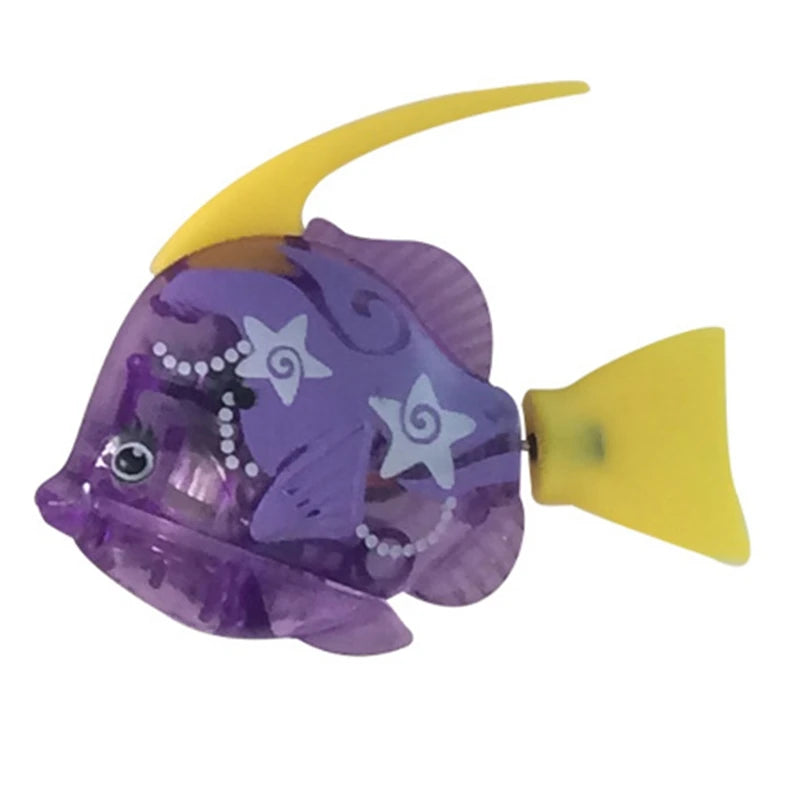 Flash Swimming Electronic Pet Fish Bath Toys for Children Kids Bathtub Battery Powered Swim Fishing Tank Decoration