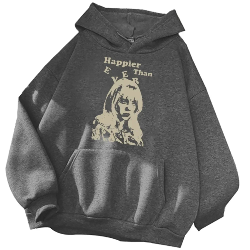 2025  Ever Happy of Ever hooded sweatshirt casual and personalized hooded top hoodie neutral streetwear music album fan gift