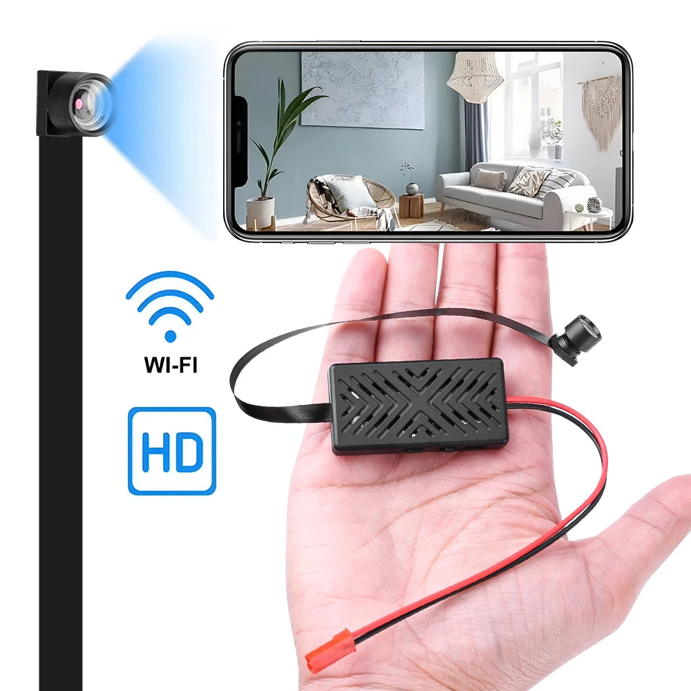 128GB WiFi Mini Camera 1080P Diy Module Nanny Video Recorder Home Security Camera Micro Camcorde Suitable for Home/Office Use