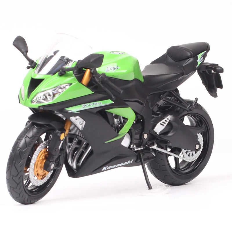 1/12 Kawasaki Ninja Z800 Alloy Racing Cross-country Motorcycle Model Simulation Metal Toy Street Motorcycle Model Childrens Gift