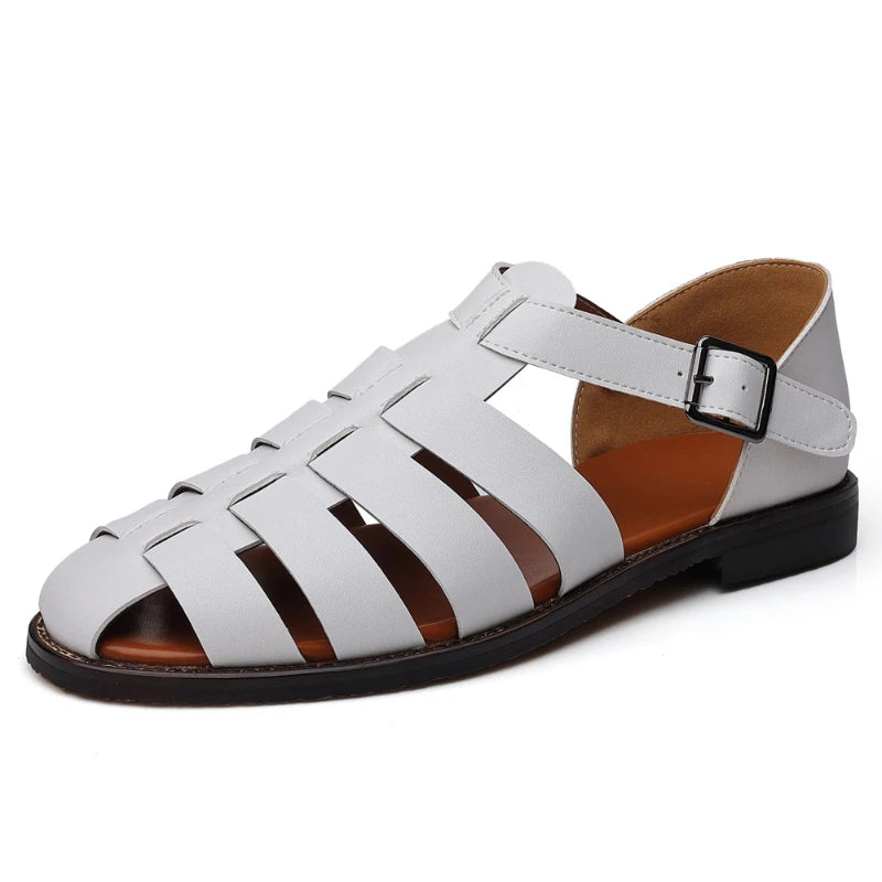 Summer New Roman Sandals Plus Size Casual Fashion Outdoor Beach Shoes Lightweight Non Slip Breathable Big Size Footwear For Men