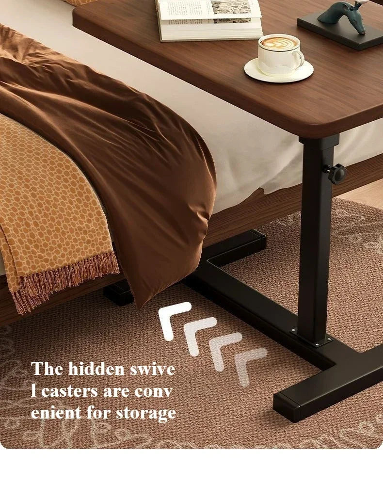 Mobile Bedside Table Household Office Desk Bedroom Folding Tables Portable Minimalist Folding Portable Workbench Learning Desk