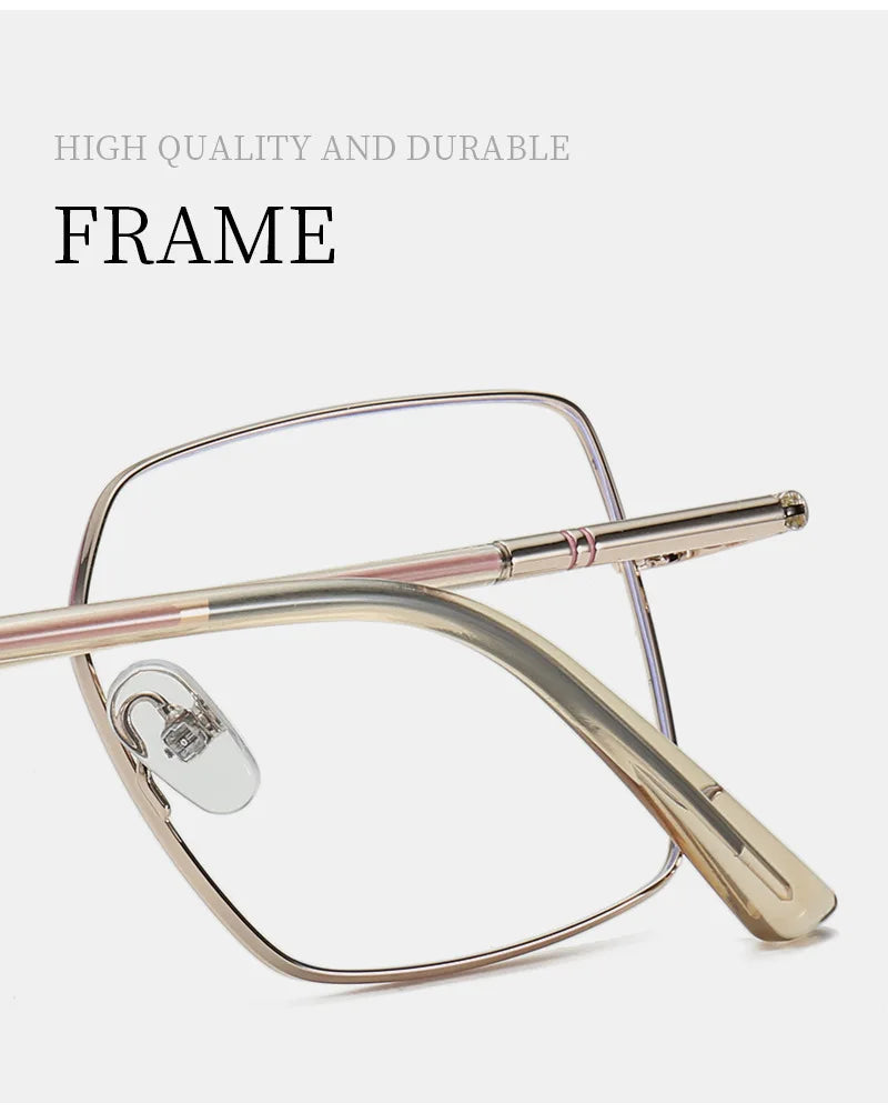 JMISUS Butterfly Prescription Glasses Woman Optical Eyeglasses for High-quality Metal Anti Blue Light Myopia Eyewear