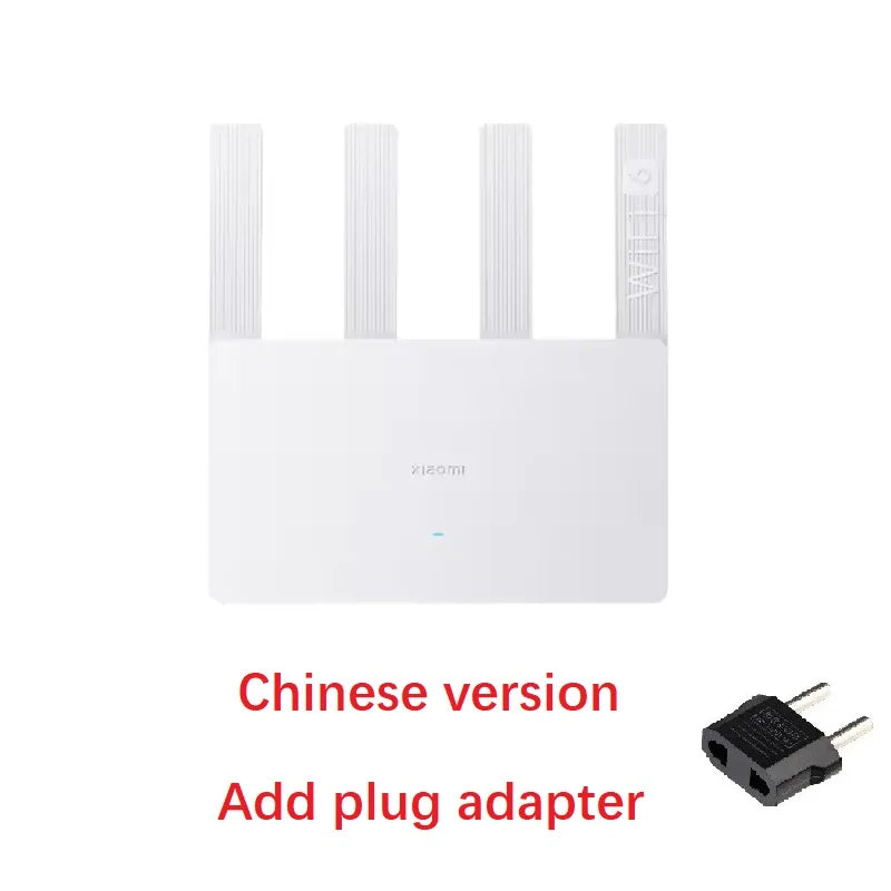 NEW XIAOMI Router AX3000E WiFi 6 3000Mbps Dual-Band Gigabit Qualcomm Chip Dual WAN Ports 256MB Large Memory Mesh Networking CN