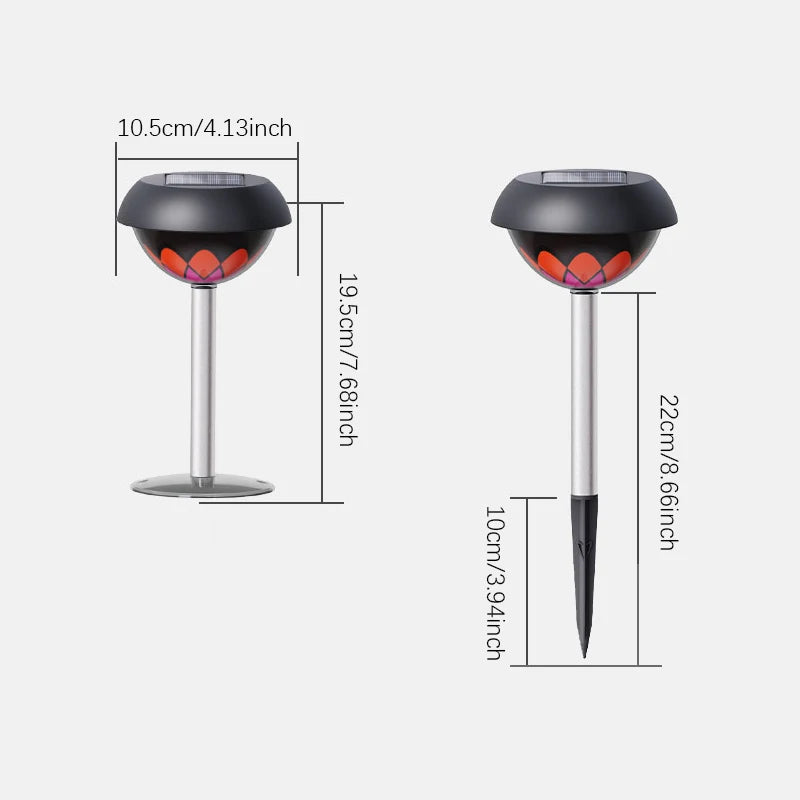 3-in-1 Solar Garden Light, Solar-Powered Projection Light, IP65 Waterproof, Auto On/Off,Suitable for gardens and courtyards