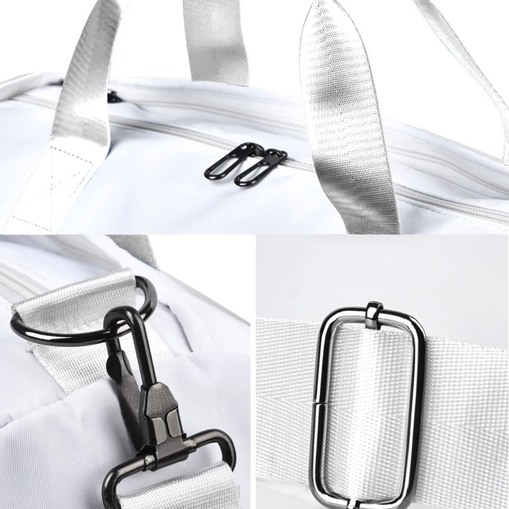 1pcs Gym Bag Womens Mens with Shoes Compartment and Wet Pocket Travel Duffel Bag for Women for Plane Sport Gym Tote Bags Swimmin