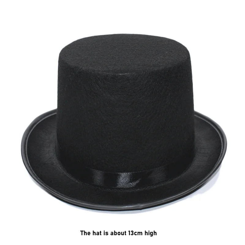 Halloween cosplay: a medieval stage performance costume with a split windbreaker, hat, and scepter for a palace banquet