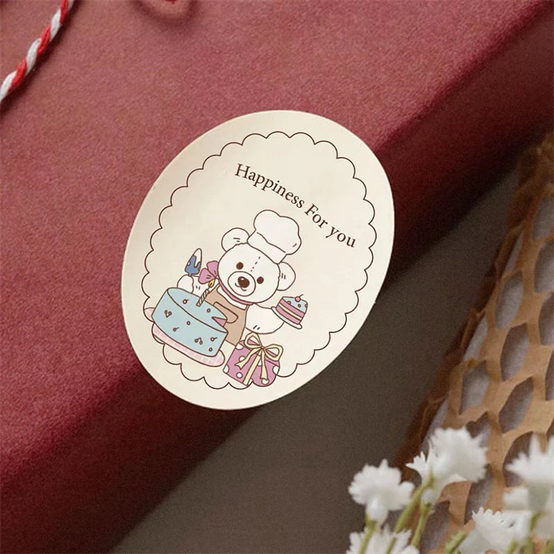 500PCS Custom Stickers and Customized Logo Wedding Birthday Baptism Stickers DIY Your Own Logo Stickers Personalize Stickers