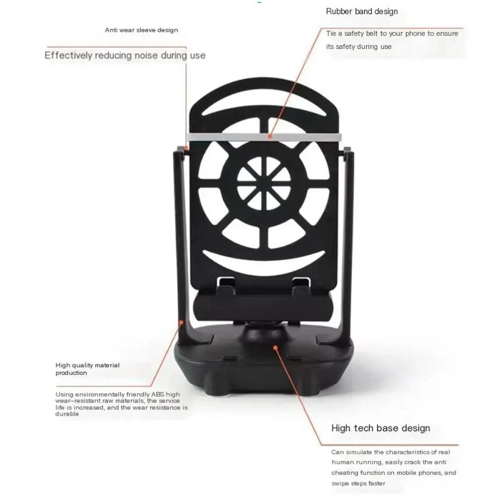 Mobile Phone Walking Swing Shaker Holder Automatic Device Phone Pedometer Step Counter Shaking Accessories Silent For All Phones