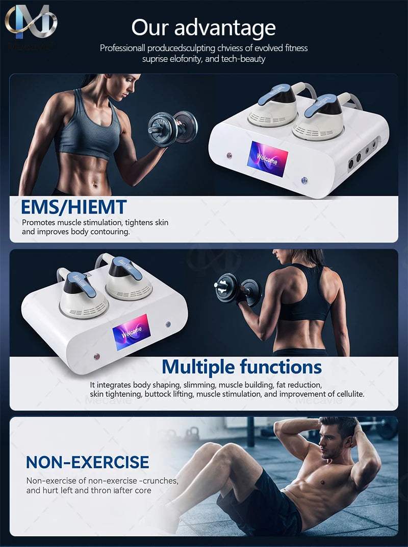 2026 EMSnova RF HIEMT EMS Body Machine Eletric Muscle Stimulator Fat Burner Weight Loss Butt Lifter And Shapers Body Care