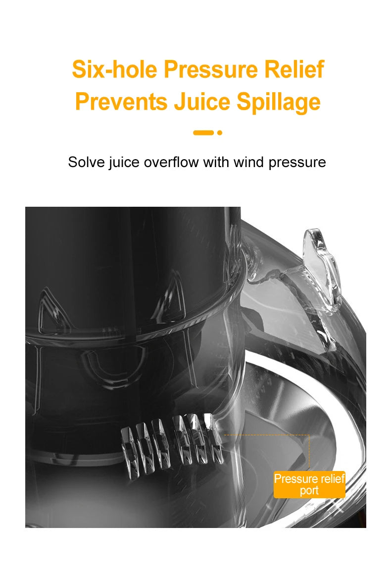 Juicer Centrifugal 400W Electric Orange Juicer Machine Household Large Caliber Residue Separation Vegetable Juicer 220V/110V