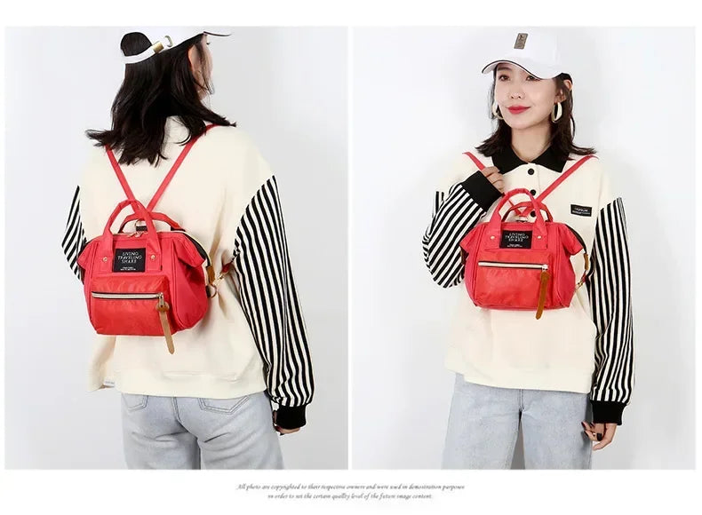 Small size mother and baby mother storage bag handbag travel backpack diaper bag baby stroller accessories