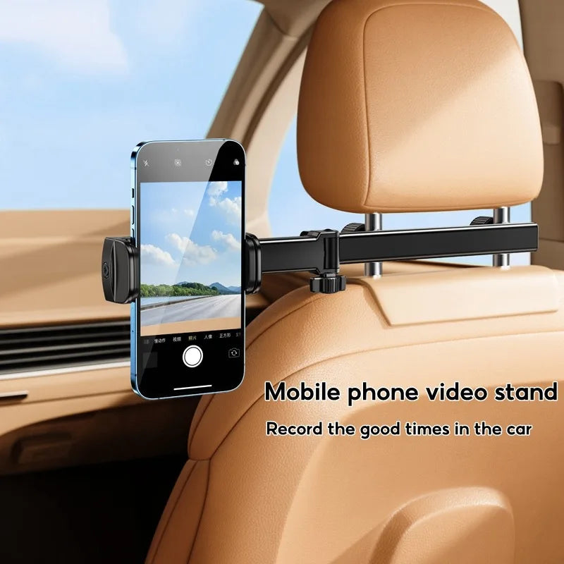 Hipacool Car Phone Holder Tablet Seat Back Stand Headrest Back Seat with 360° Rotatable for 4.7-12.9" for iPhone iPad Universal