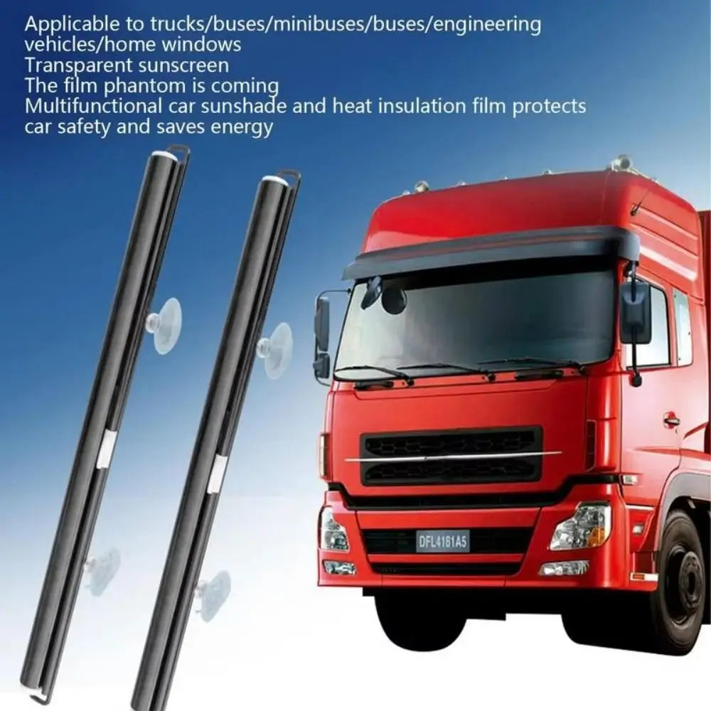 Retractable Front Window Sunshade Telescopic Windshield Anti-UV Sunshade For Truck Passenger Protection High-Definition