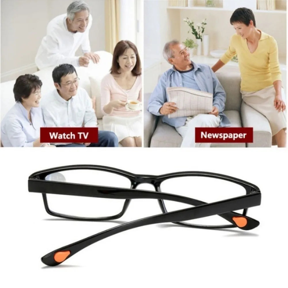 HD Anti-blue Light Anti-fatigue Reading Glasses for Men and Women Fashion Ultra-light Portable Reading Glasses