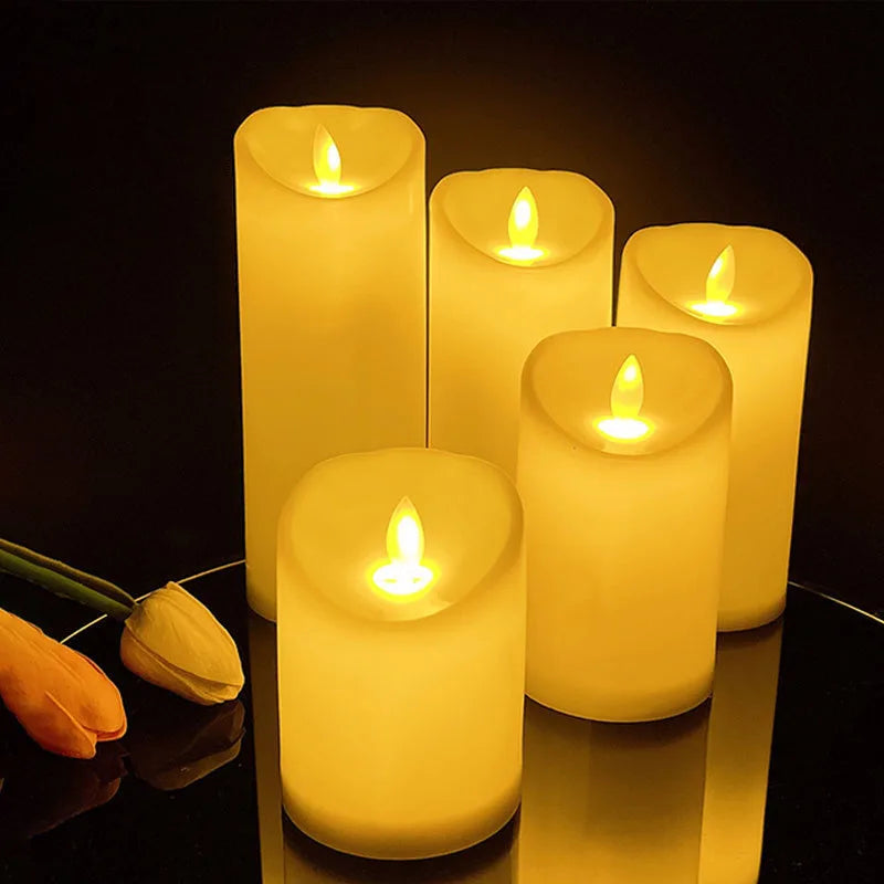 Christmas decorative LED electronic candle lamps,suitable for birthday,hotel,wedding and party decoration fake candle holders
